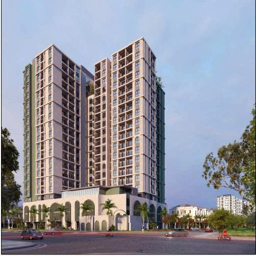 Phối cảnh dự án Chung cư Vinh Heritagea